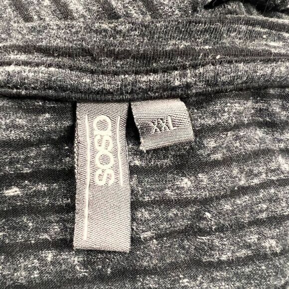 ASOS longline distressed stripe tee shirt - Picture 7 of 8